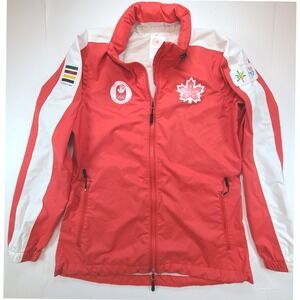 Hudson's Bay Team Canada Lima‎ 2019 Pan Am Games Women S Red Windbreaker Jacket